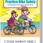 ||Practice Bike Safety Coloring And Activity Book - Customizable