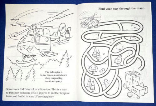 Emts Help Save Lives, Coloring And Activity Book-Customizable 4