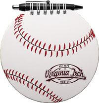 Baseball Memo Pads With Pen - Customizable