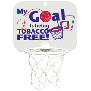 My Goal is Being Tobacco Free Backboard