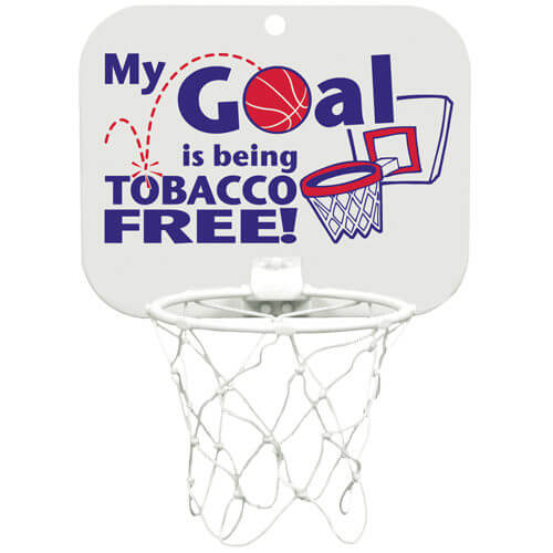My Goal is Being Tobacco Free Backboard