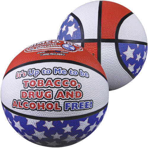 Stars & Stripes Tobacco, Alcohol & Drug Prevention Basketball
