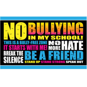 Bullying Stand Up Speak Out - 3' x 5' Sign Up Banner