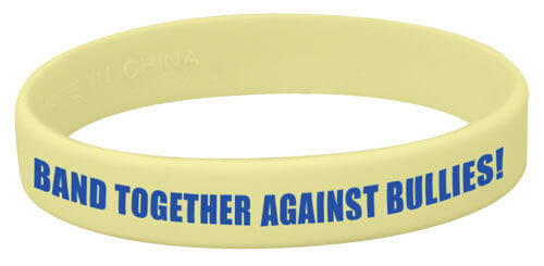Band Together Against Bullies! Silicone Bracelet