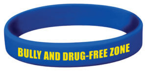 Bully and Drug-Free Zone -  Silicone Bracelet
