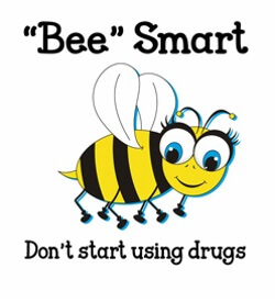 Drug Prevention Banner (Customizable): "Bee" Smart Don't... 1