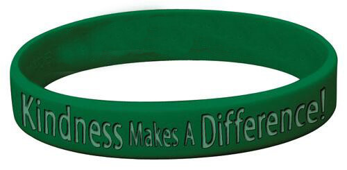 Kindness Makes A Difference! Bracelet - Debossed