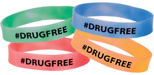 Mood Changing #DRUGFREE Bracelet (assorted colors)
