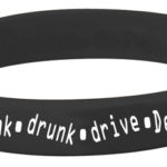 Drink-drunk-drive-Dead Silicone Bracelet