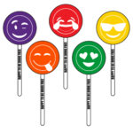 Happy To Be Drug Free Assorted Emoji Suckers (packages in sets of 250)