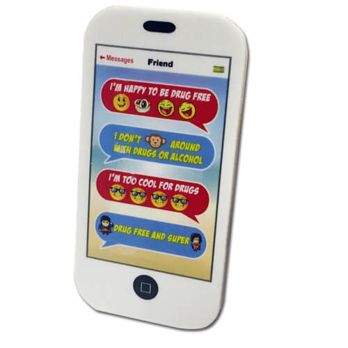 Emoji Smart Phone Eraser - (Set of 25)