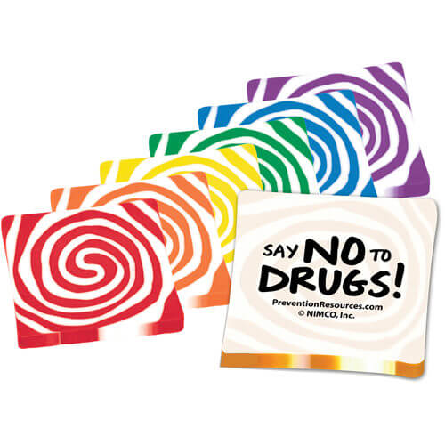Translucent Swirl Eraser - Say NO to Drugs!