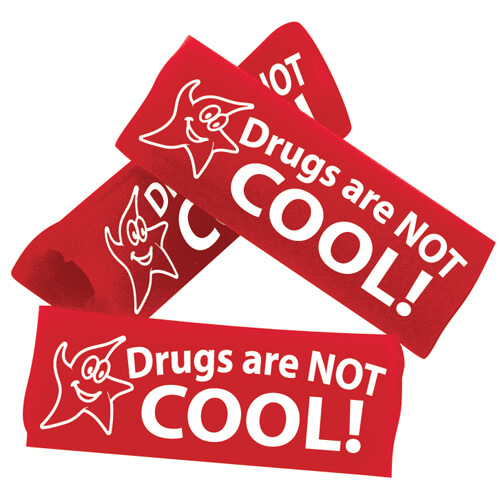 Drugs are Not Cool! Pencil Grippers