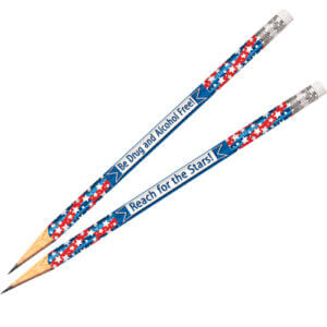 Pencil: Reach For The Stars..Be Drug and Alcohol Free