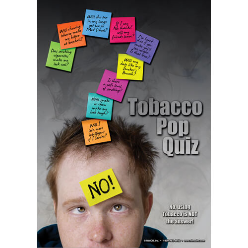 Tobacco Pop Quiz Poster