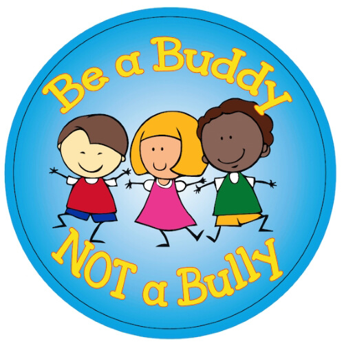 Be a Buddy Not a Bully Stickers - Rolls of 100