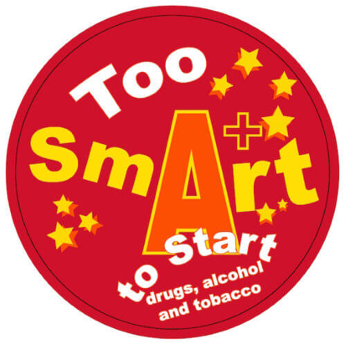 Too Smart To Start Drugs, Alcohol and Tobacco Stickers - Rolls of 100