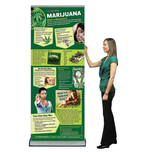 Marijuana Prevention - Retractable Presentation Banner