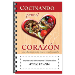 Cookbook - Cooking For The Heart Spanish - Custom 6
