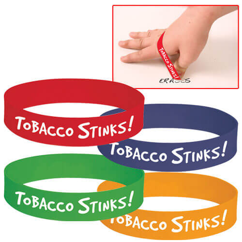 Tobacco Stinks Eraselet (Sold in Assorted Colors)