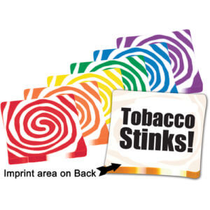 Tobacco Stinks Translucent Swirl Eraser