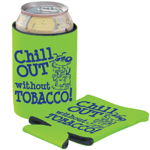 Chill Out without Tobacco Koozie