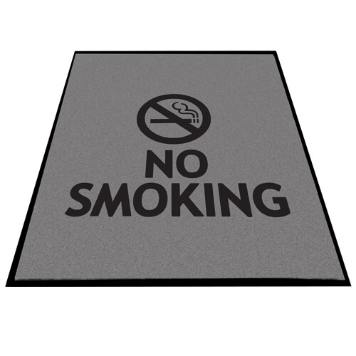 No Smoking Floor Mat - 2' X 3'