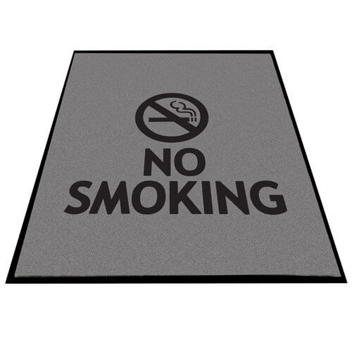 No Smoking Floor Mat - 3' X 5'