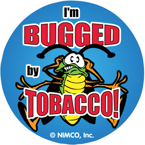 I'm Bugged by Tobacco! Stickers