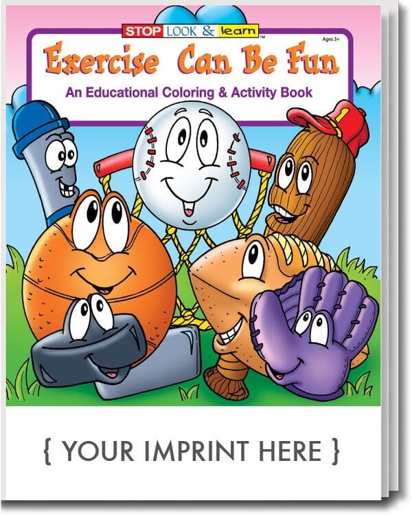 Exercise Can Be Fun - Coloring Book - Customizable 2