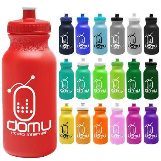 20 Oz. Colored Water Bottle - Customizable 1