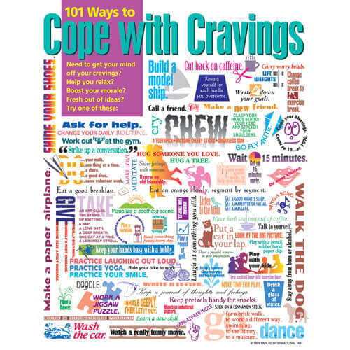 Poster to deal with cravings
