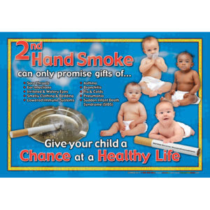 Secondhand Smoke: A Deadly Gift - Laminated Poster