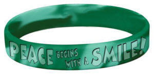 Peace Begins With  A Smile! Bracelet