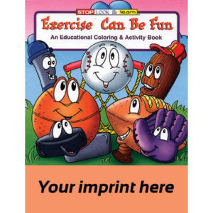 Exercise Can Be Fun - Coloring Book - Customizable