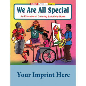 We Are All Special Coloring Book - Customizable