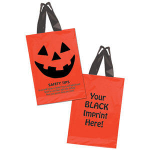 Bag - Frosted Orange Halloween Bag - Customizable