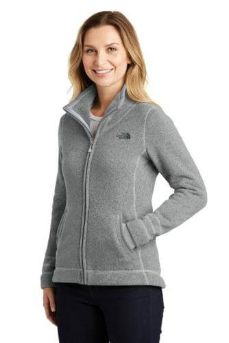 north face sweater fleece jacket women's