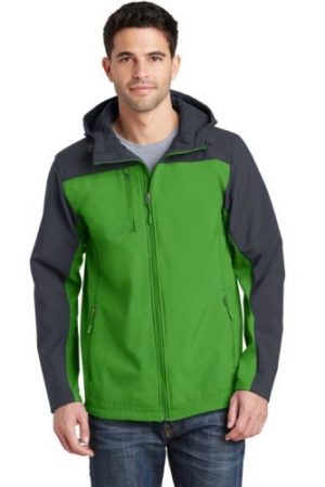 Port Authority® Hooded Core Soft Shell Jacket-Embroidered