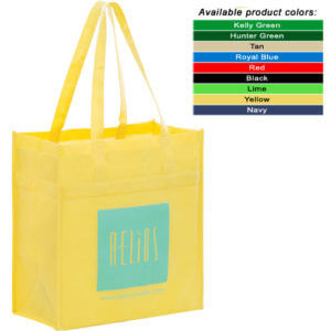 Grocery Bag with Poly Board Insert 13" x 7" x 14"