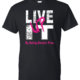 Live it up alcohol prevention shirt
