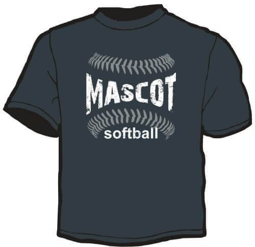 Shirt Template: Mascot Softball 3