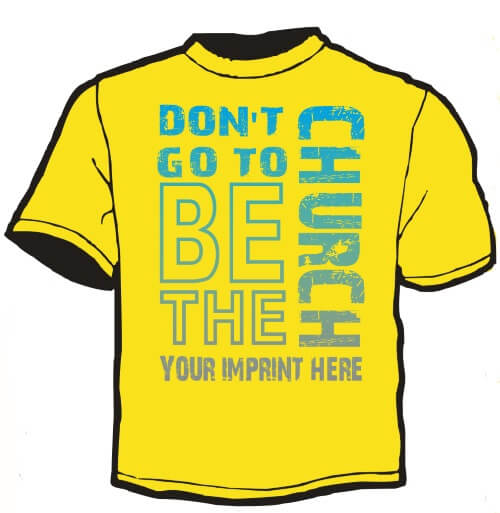 Shirt Template: Be The Church 1