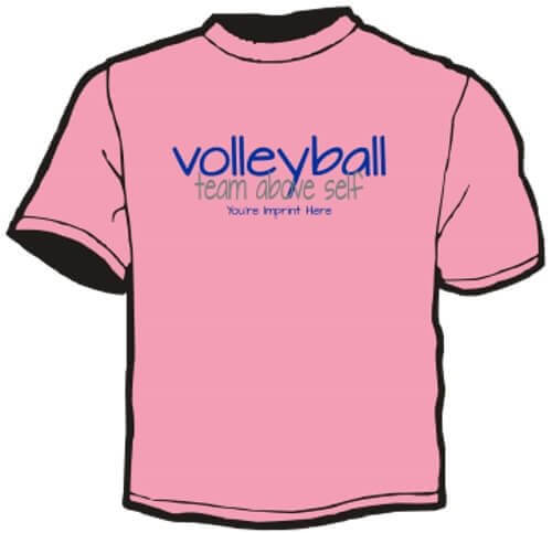 Shirt Template: Volleyball Team Above Self 3