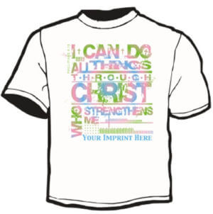Shirt Template: I Can Do All Things 25