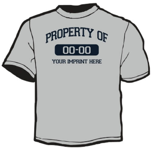 Shirt Template: Property Of 1