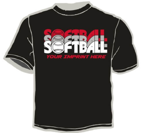 Shirt Template: Softball 2