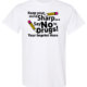 Keep your mind sharp. Say no to drugs! Drug prevention shirt