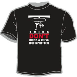 Shirt Template: Think Don't Drink... 2