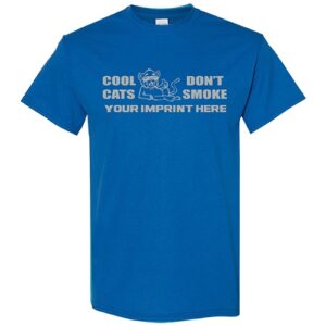 Tobacco Prevention Shirt: Cool Cats Don’t Smoke – Customizable